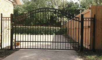 iron swing gate